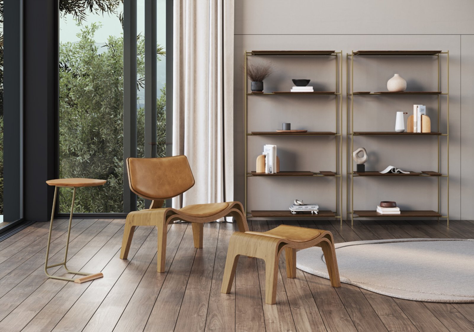 Mesa de Apoio Cristal Slim