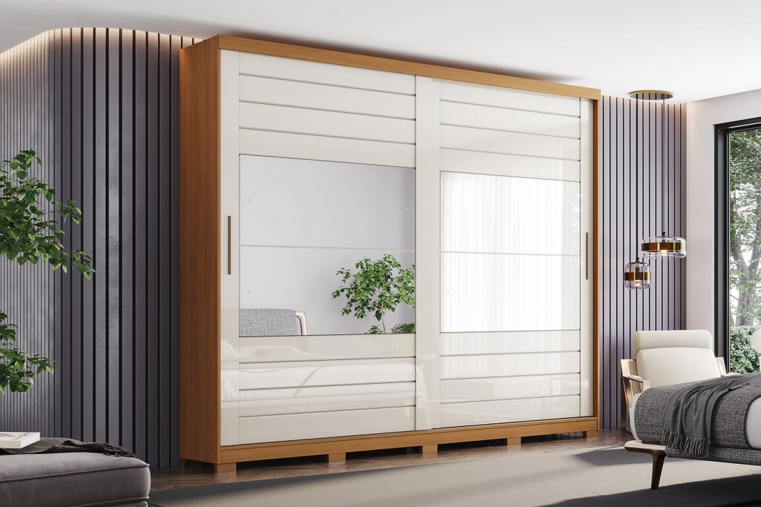 Guarda-roupa Cayman 02 Portas Deslizantes