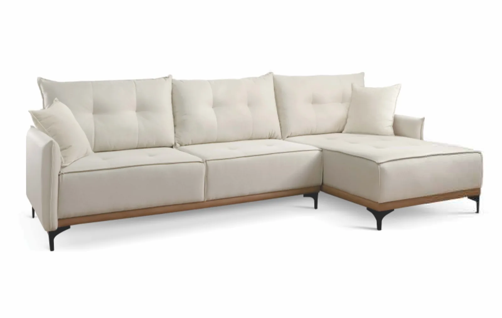 Sofá com chaise