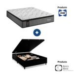 Conjunto Baú Epics+Colchão Passion Sealy Posturepedic