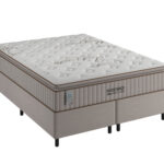 Conjunto Box Epics+Colchão Correct Comfort Resistance Sealy